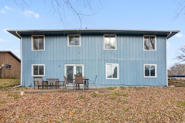 rear view of property with a patio area