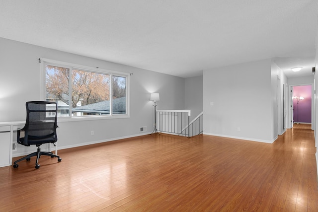 interior space featuring light hardwood / wood-style flooring