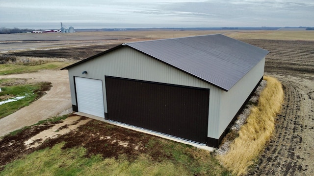 64345 370th St, Ortonville, MN 56278 - detached garage featuring a rural view