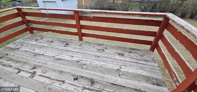9725 Thomas Ave N, Brooklyn Park, MN 55444 - view of wooden deck