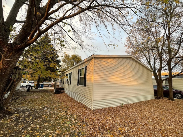 view of property exterior