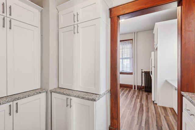 interior space featuring light hardwood / wood-style floors