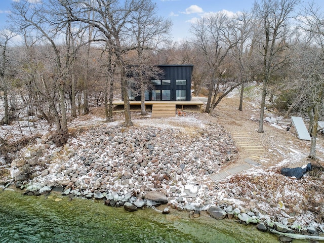 view of back of property