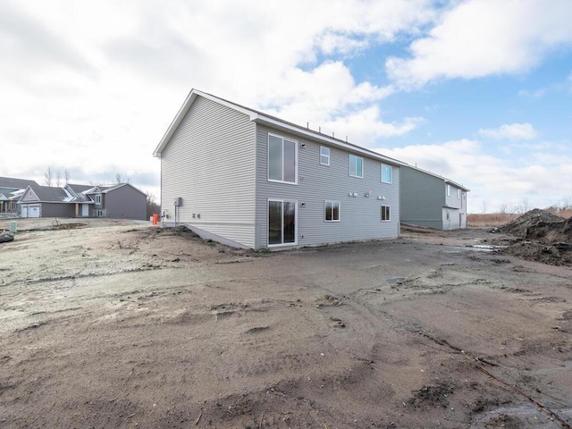 view of rear view of property