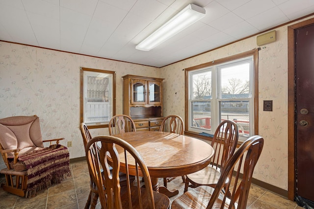 view of dining room