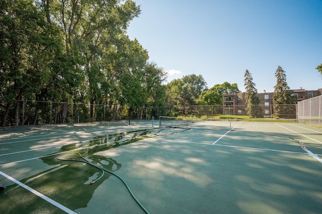 view of sport court