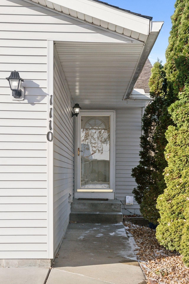 view of entrance to property