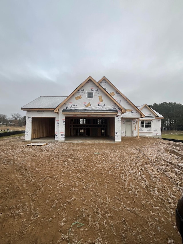 view of property under construction