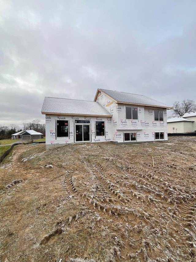 view of rear view of property