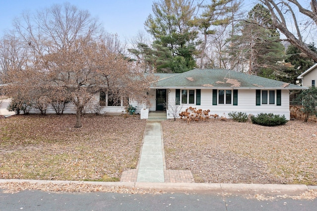 view of front of property