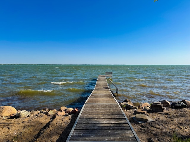 42536 Pleasure Park Rd, Ottertail, MN 56571 - dock featuring a water view