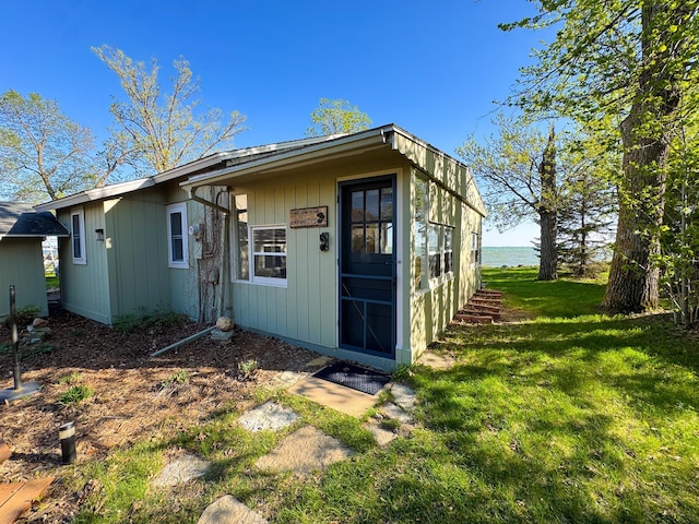 42536 Pleasure Park Rd, Ottertail, MN 56571 - view of outbuilding featuring a water view
