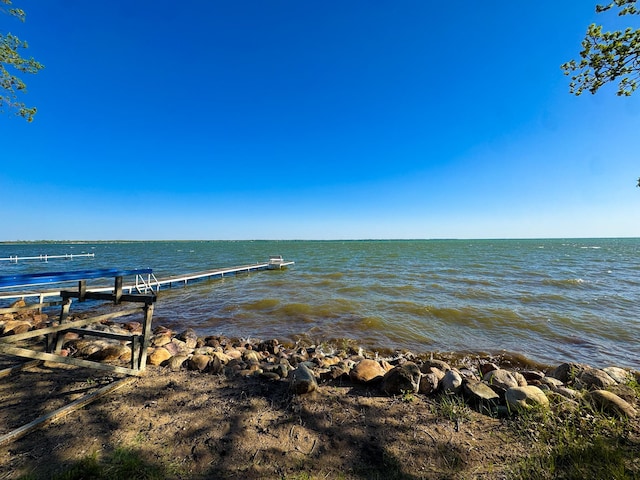 42536 Pleasure Park Rd, Ottertail, MN 56571 - dock area featuring a water view