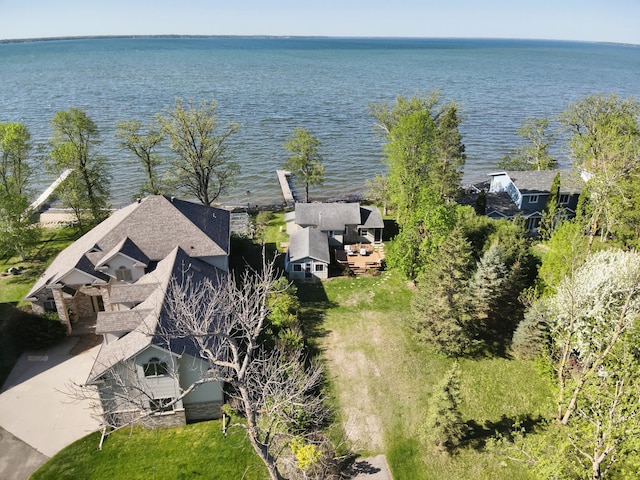 42536 Pleasure Park Rd, Ottertail, MN 56571 - aerial view of property and surrounding area with a nearby body of water