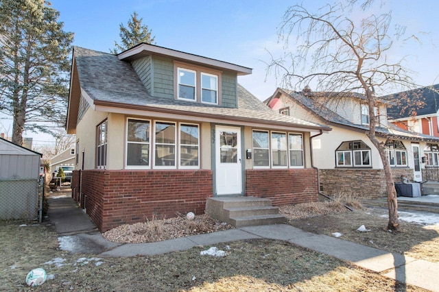 view of bungalow-style home