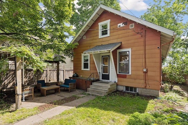 2724 Longfellow Ave, Minneapolis, MN 55407 - shotgun-style home with roof with shingles