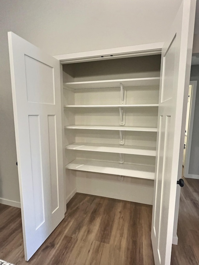 view of closet