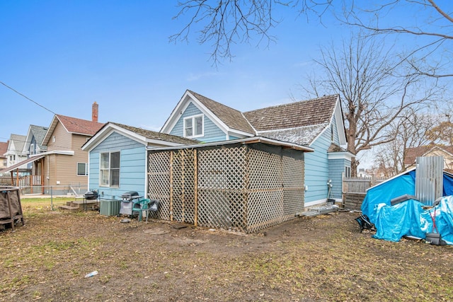 view of rear view of house