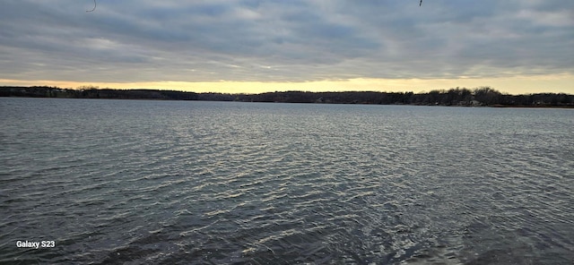 view of water feature