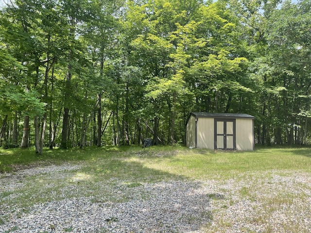 33820 County Highway 34, Sugar Bush E Twp, MN 56569 - view of yard with a forest view