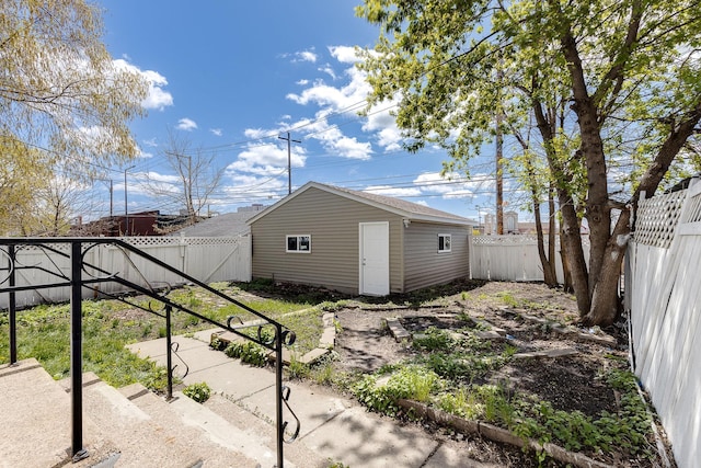 view of outbuilding