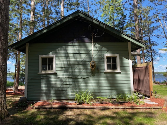 view of side of property