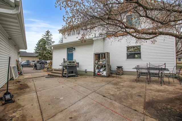 rear view of house with a patio area