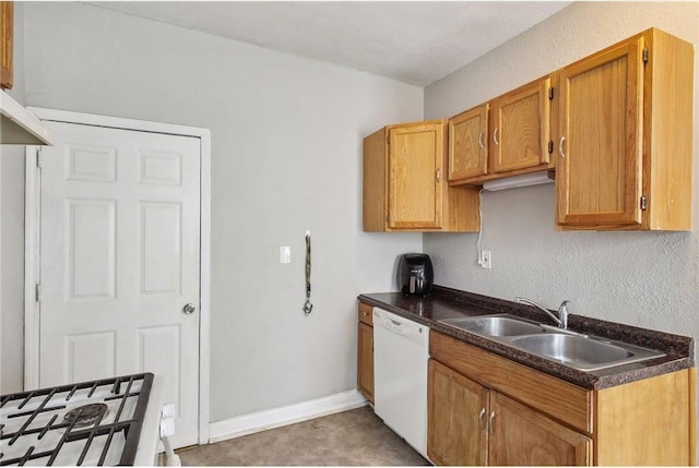 kitchen with dishwasher and sink