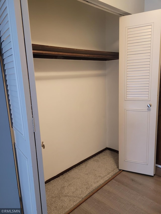 view of closet