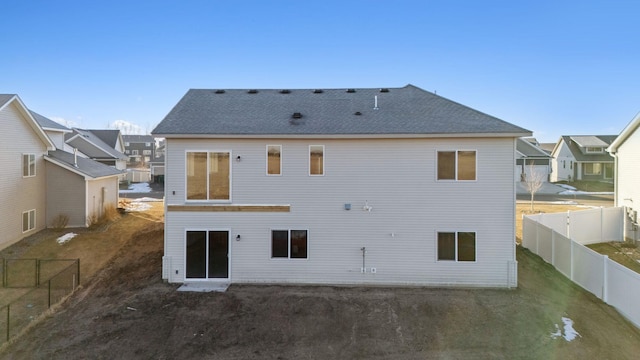 view of rear view of property