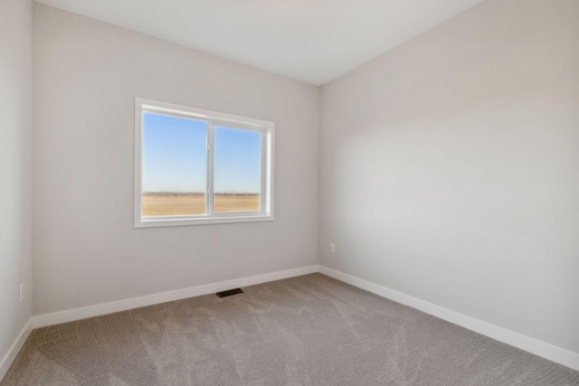 unfurnished room with carpet