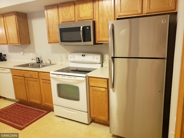 kitchen featuring sink and appliances with stainless steel finishes