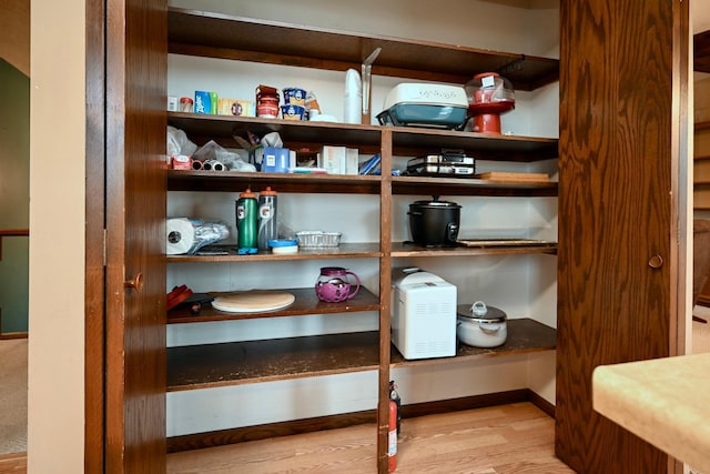 view of pantry