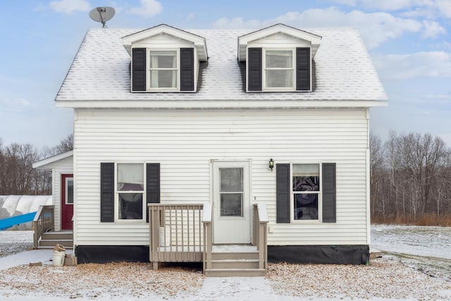 view of front of property