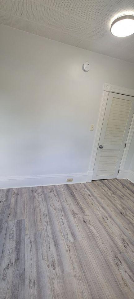 empty room featuring light hardwood / wood-style flooring