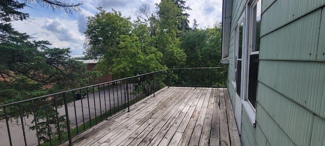 view of deck