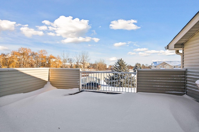 view of patio / terrace with a balcony