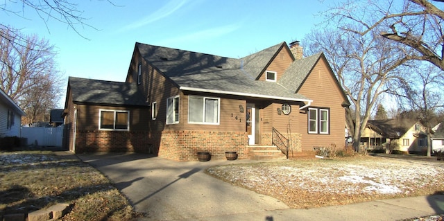 view of bungalow-style home