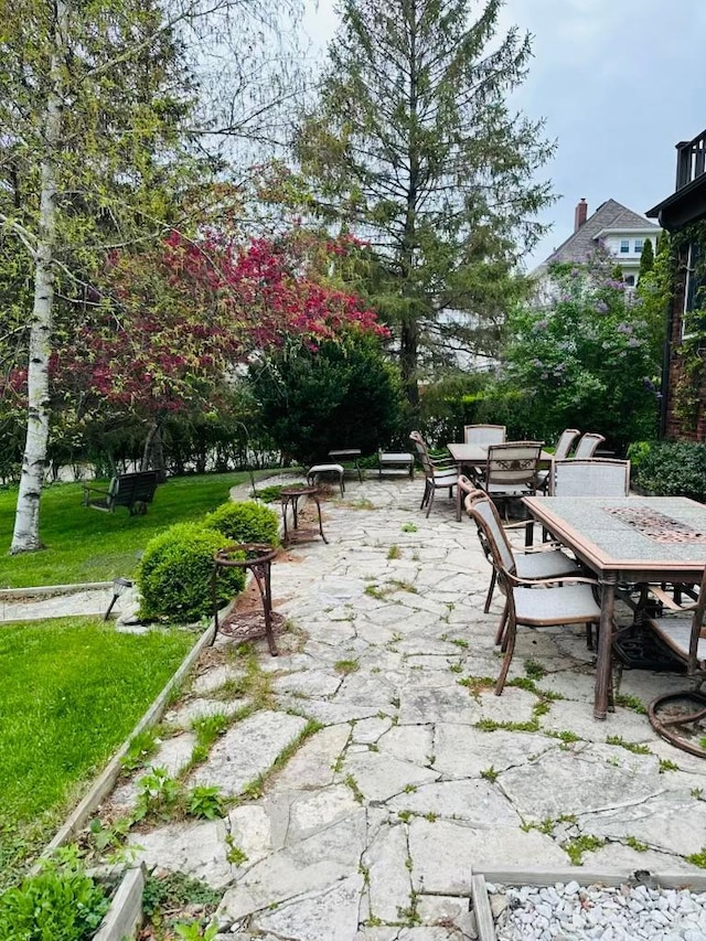 view of patio / terrace with outdoor dining area