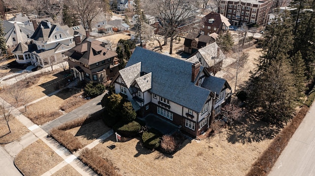 bird's eye view featuring a residential view