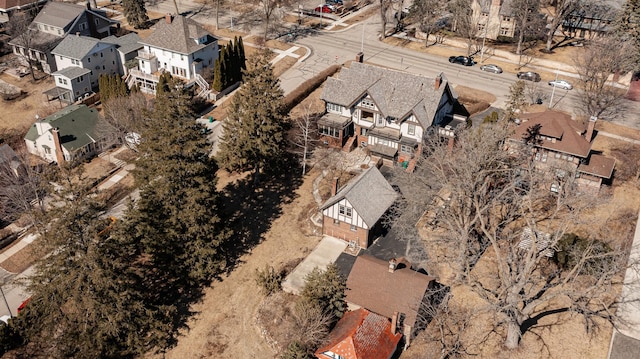 drone / aerial view featuring a residential view