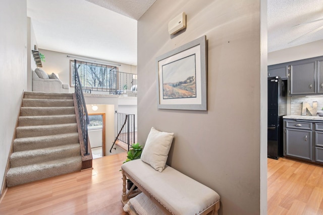 interior space featuring hardwood / wood-style floors