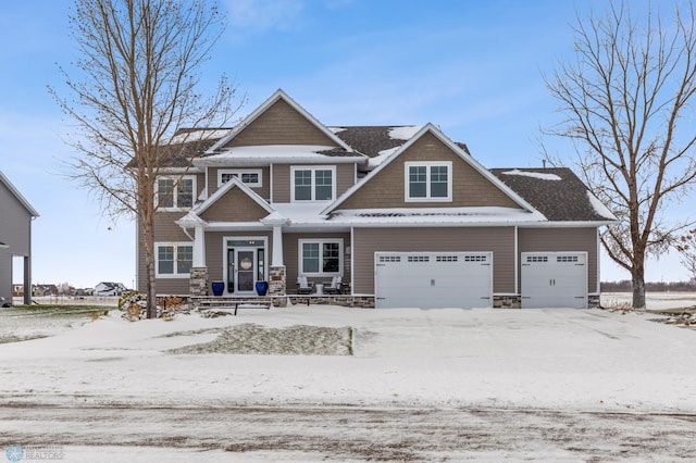 view of craftsman inspired home