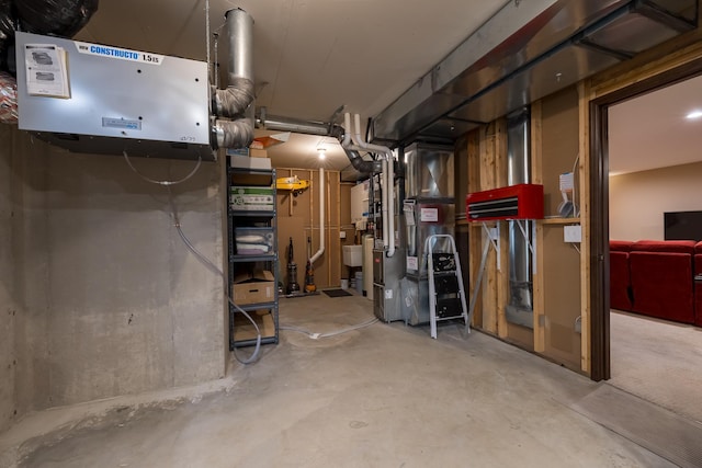 utility room with sink