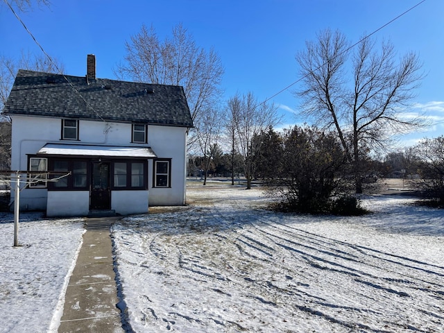 view of back of property