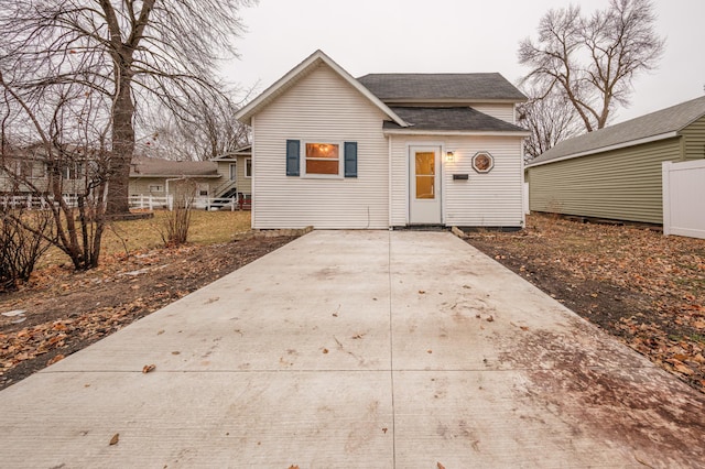 view of front of house