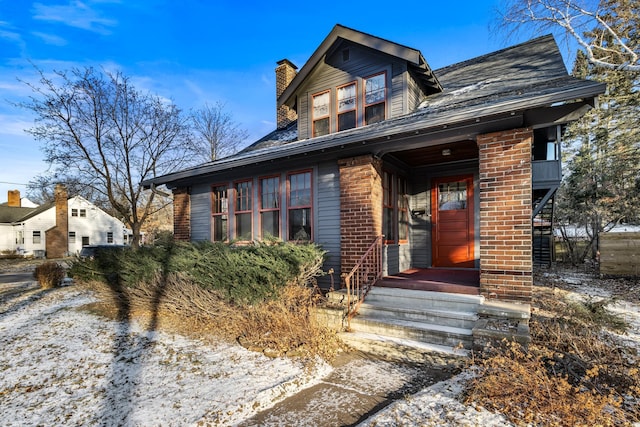 view of bungalow-style house