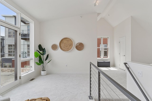 2825 Colfax Ave S Unit 211, Minneapolis, MN 55408 - hallway with carpet floors and baseboards