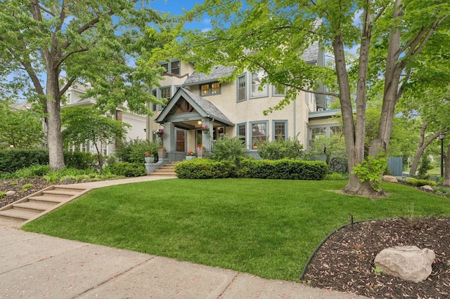 1941 James Ave S, Minneapolis, MN 55403 - view of front of home with stucco siding and a front yard