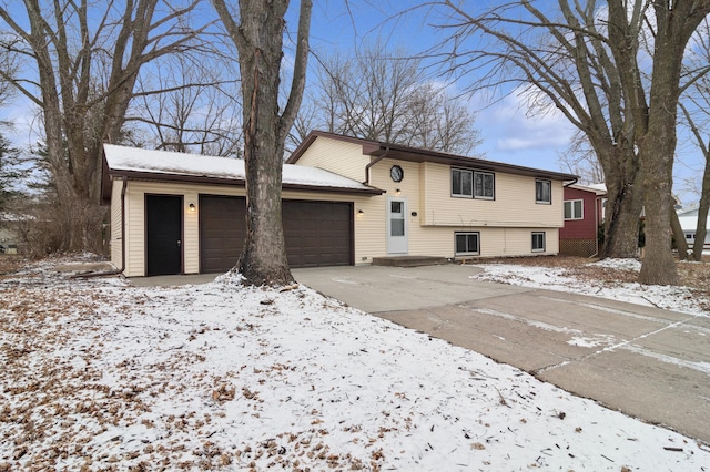 view of split foyer home